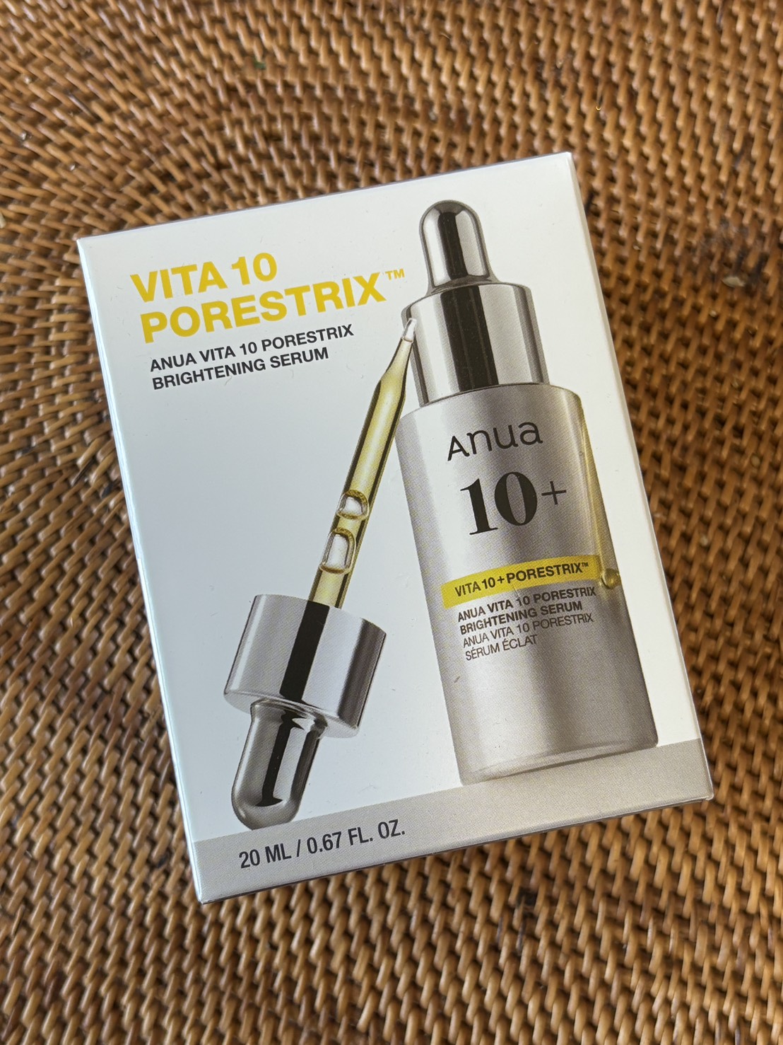 ビタミン10 ポアストリックスセラム/Anua/美容液を使ったクチコミ（1枚目）