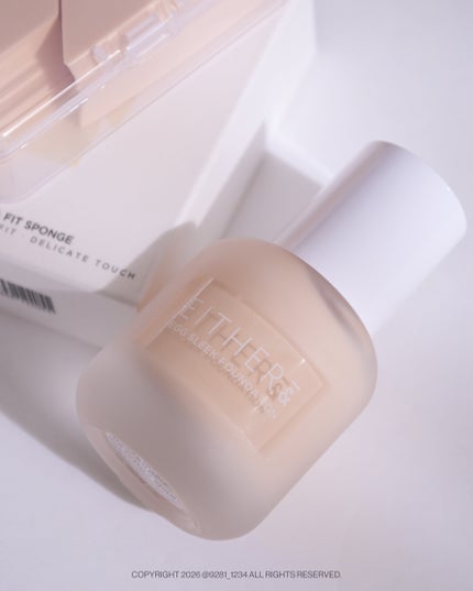 エッグスリックファンデーション/EITHER&/リキッドファンデーションを使ったクチコミ(2枚目)