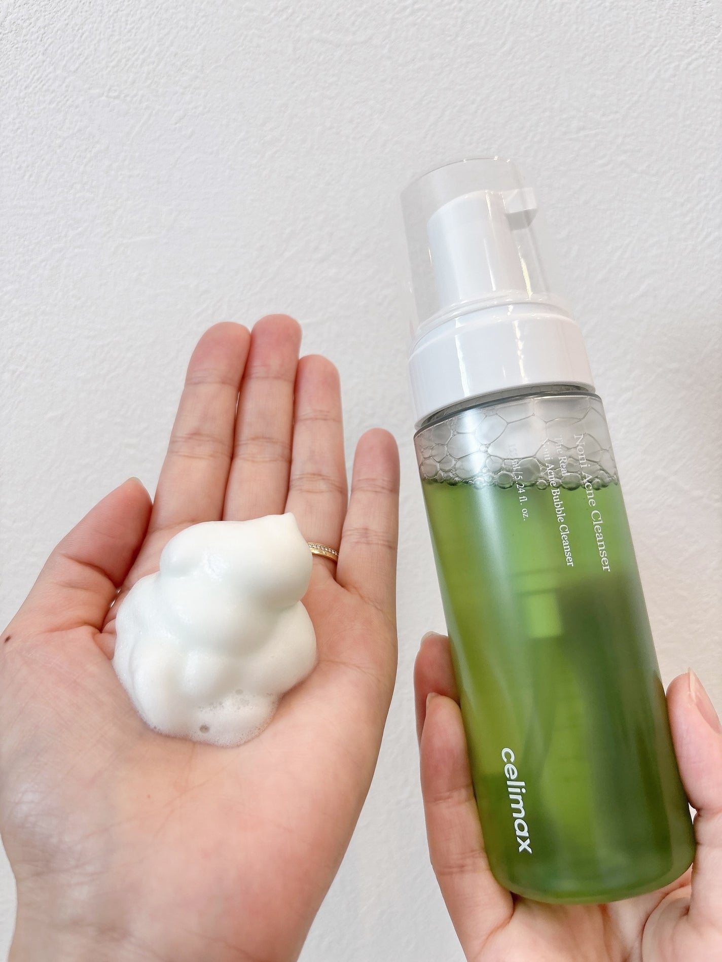 ザリアルノニアクネバブルクレンザー/celimax/泡洗顔を使ったクチコミ(4枚目)