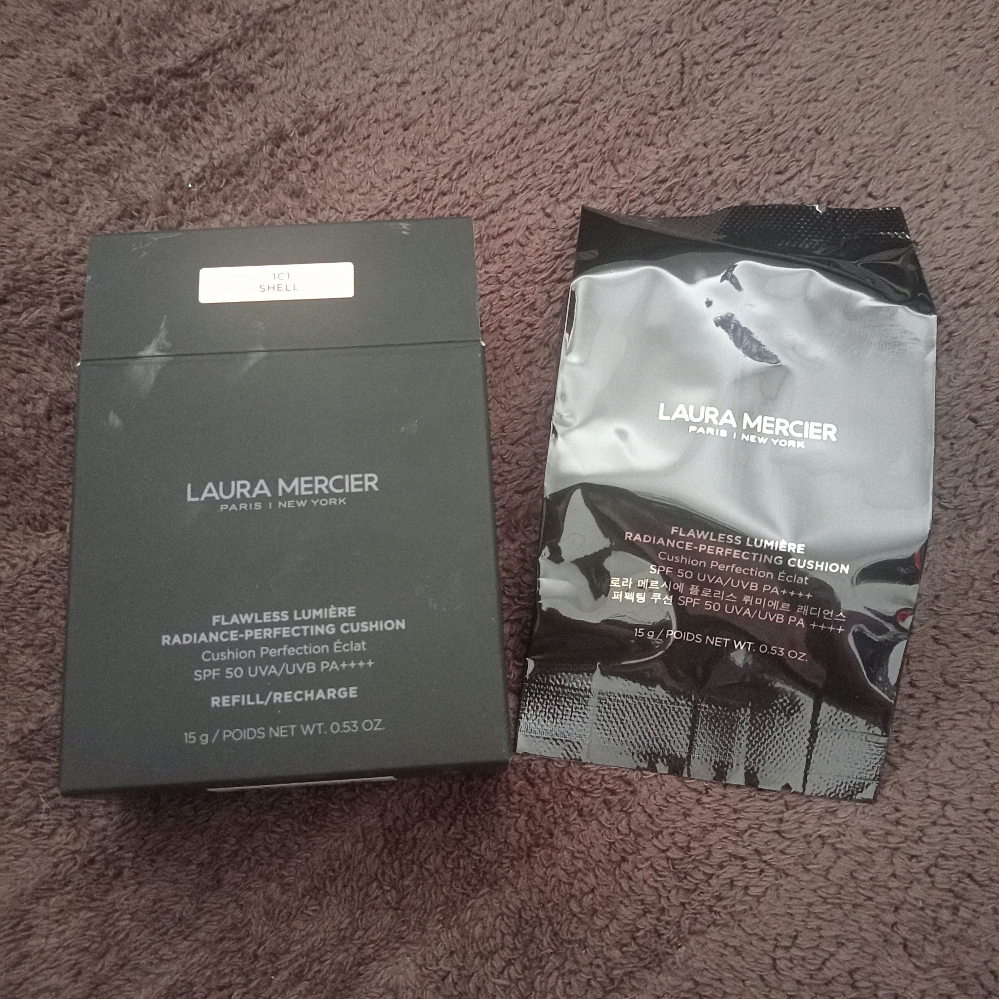 フローレス ルミエール ラディアンス パーフェクティング クッション/ローラ メルシエ/クッションファンデーションを使ったクチコミ（2枚目）