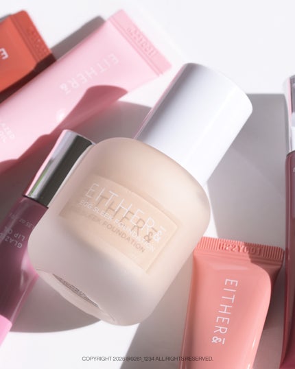 エッグスリックファンデーション/EITHER&/リキッドファンデーションを使ったクチコミ(1枚目)