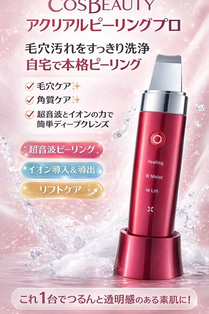 アクリアルピーリングプロ/COSBEAUTY/美顔器・マッサージを使ったクチコミ（1枚目）