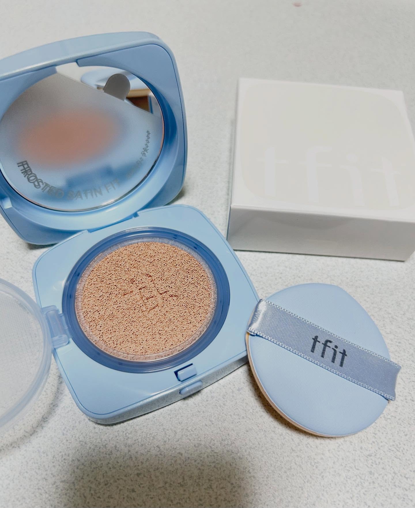 アイシーフィットカバークッションEX W01 VANILLA/TFIT/クッションファンデーションを使ったクチコミ（1枚目）