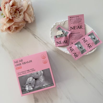 NE:AR ガルニシア いちご味のクチコミ「🍓
\発売と同時に韓国オリーブヤングで1位を獲得/
▫️ NEAR
.....」(1枚目)