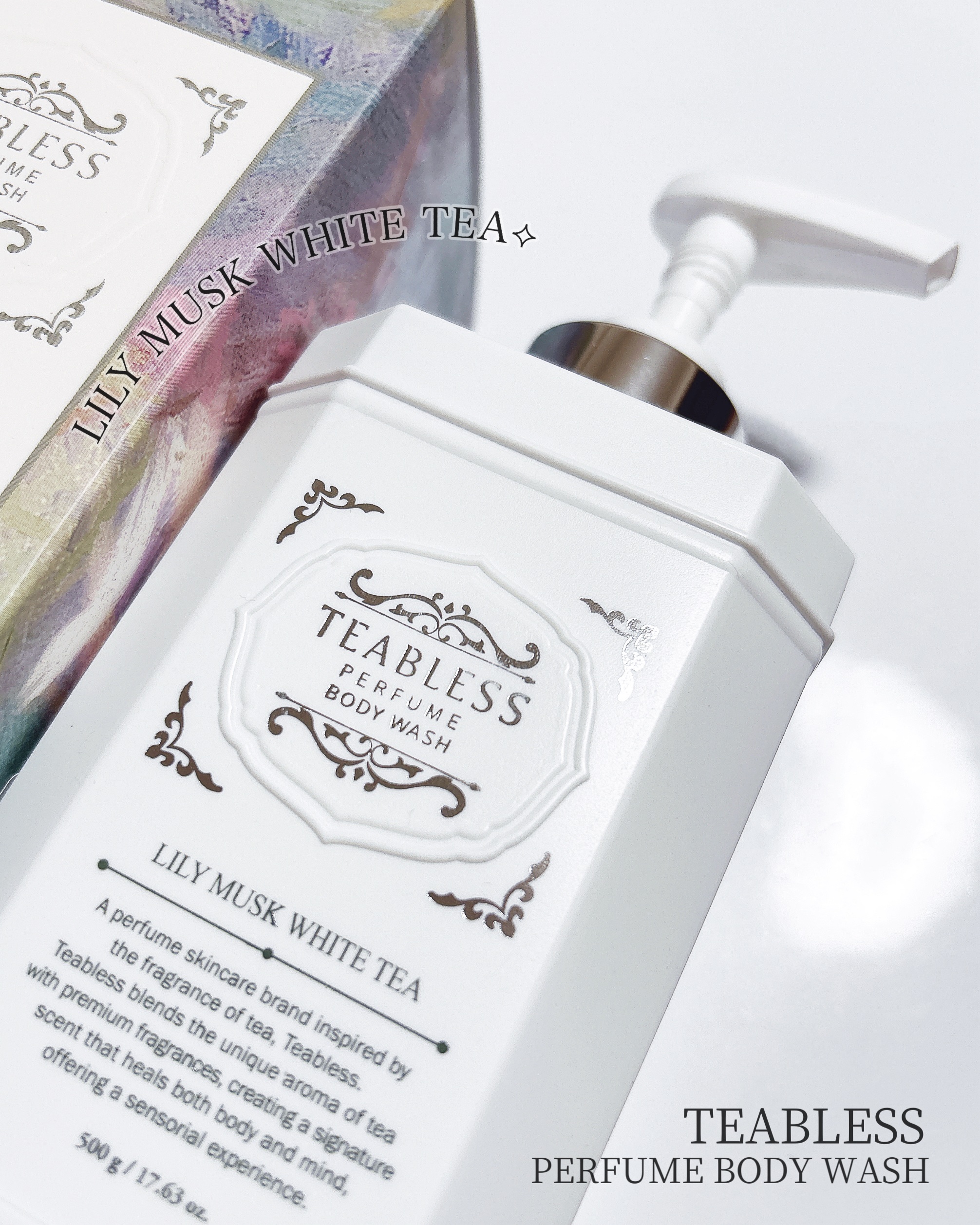 パフュームボディウォッシュ リリームスクホワイトティー/TEABLESS/ボディソープを使ったクチコミ（1枚目）
