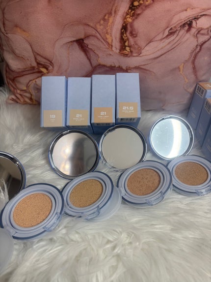 ウォーターレイヤーフィットクッション /ABOUT TONE/クッションファンデーションを使ったクチコミ(5枚目)