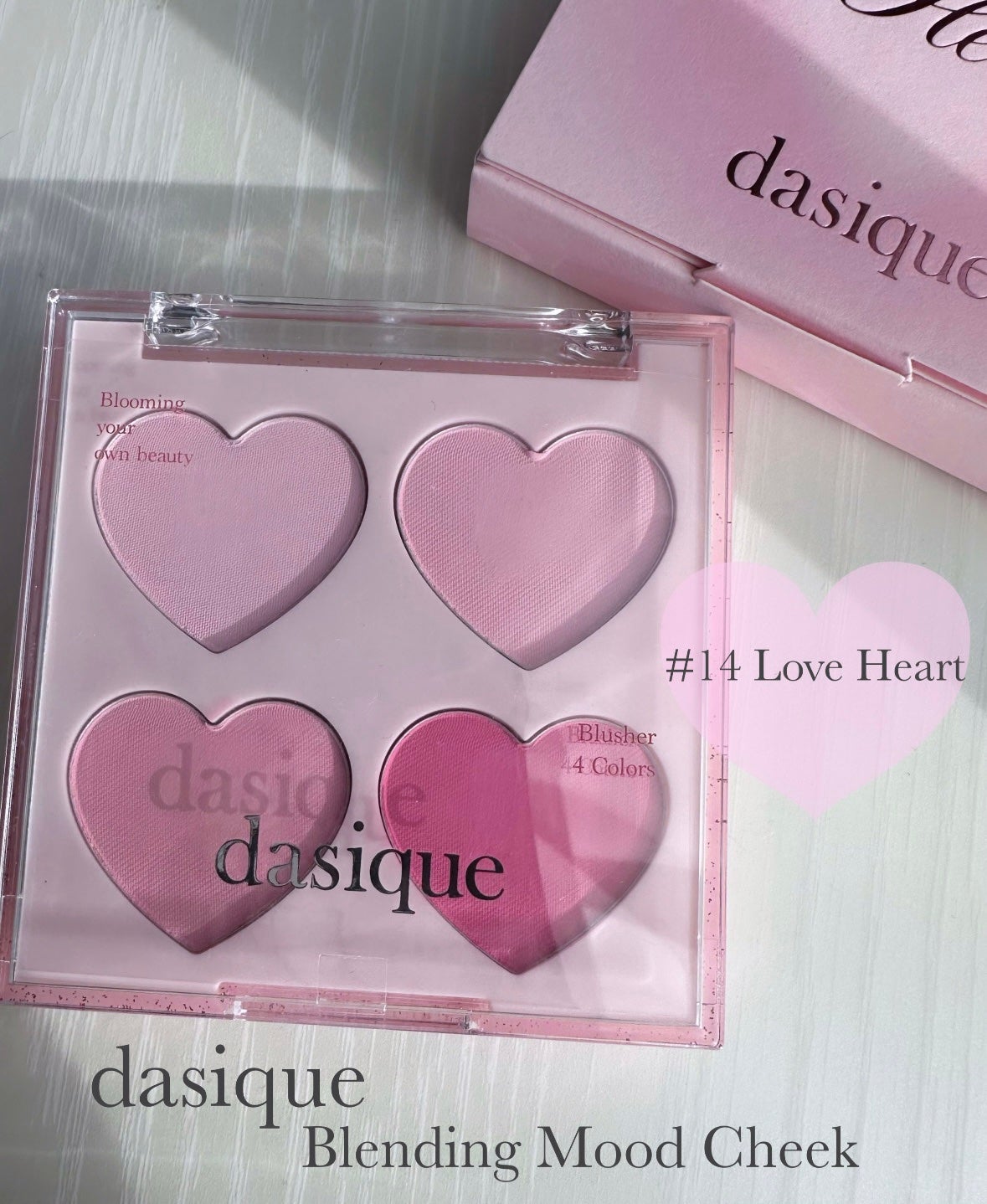 ブレンディングムードチーク/dasique/パウダーチークを使ったクチコミ(1枚目)