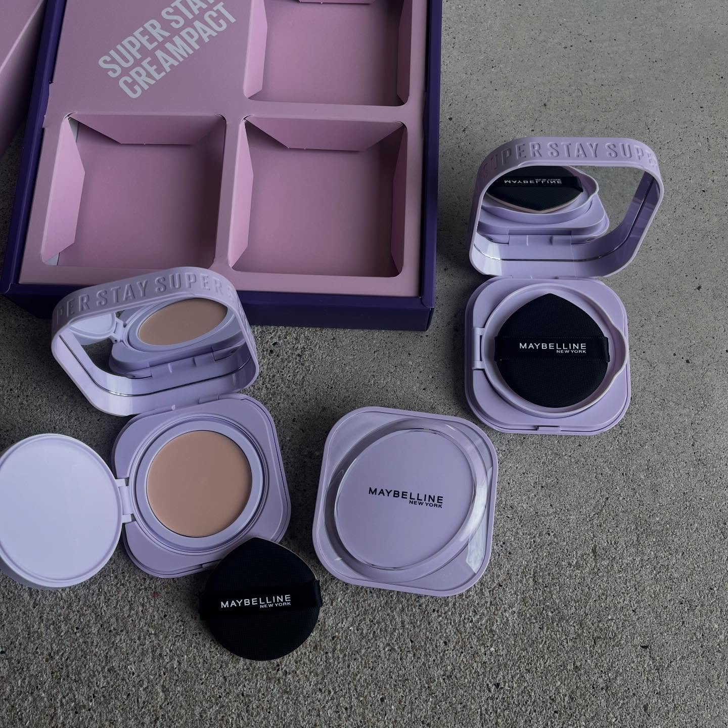 SPステイ クリームパクト ファンデーション/MAYBELLINE NEW YORK/クリーム・エマルジョンファンデーションを使ったクチコミ（2枚目）