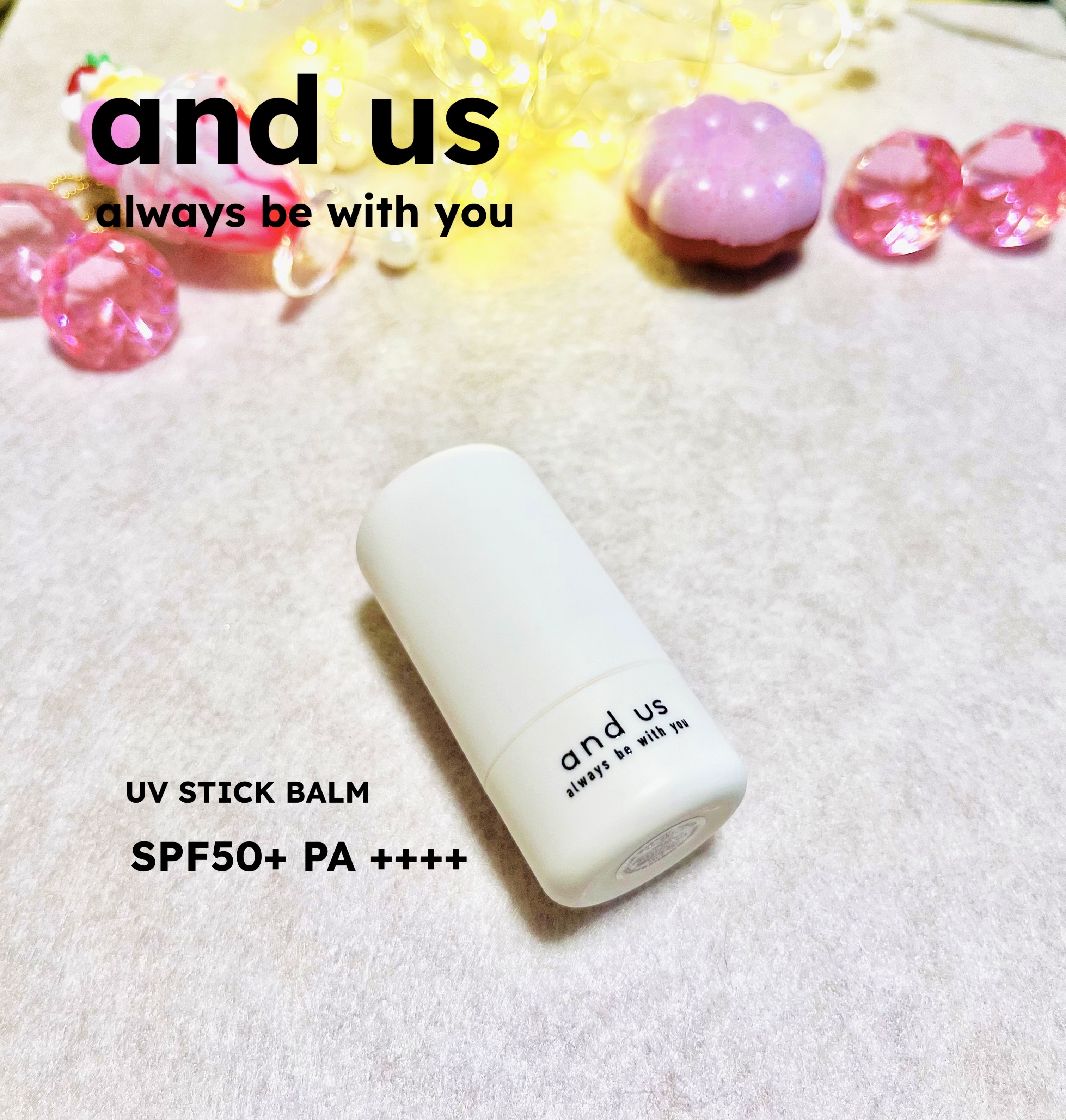 UVスティックバーム/and us/日焼け止めスティックを使ったクチコミ（1枚目）