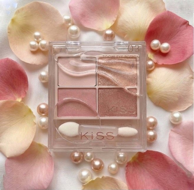 キス ズームアイポーション 03 ロゼストリーム/KiSS/アイシャドウパレットを使ったクチコミ（2枚目）