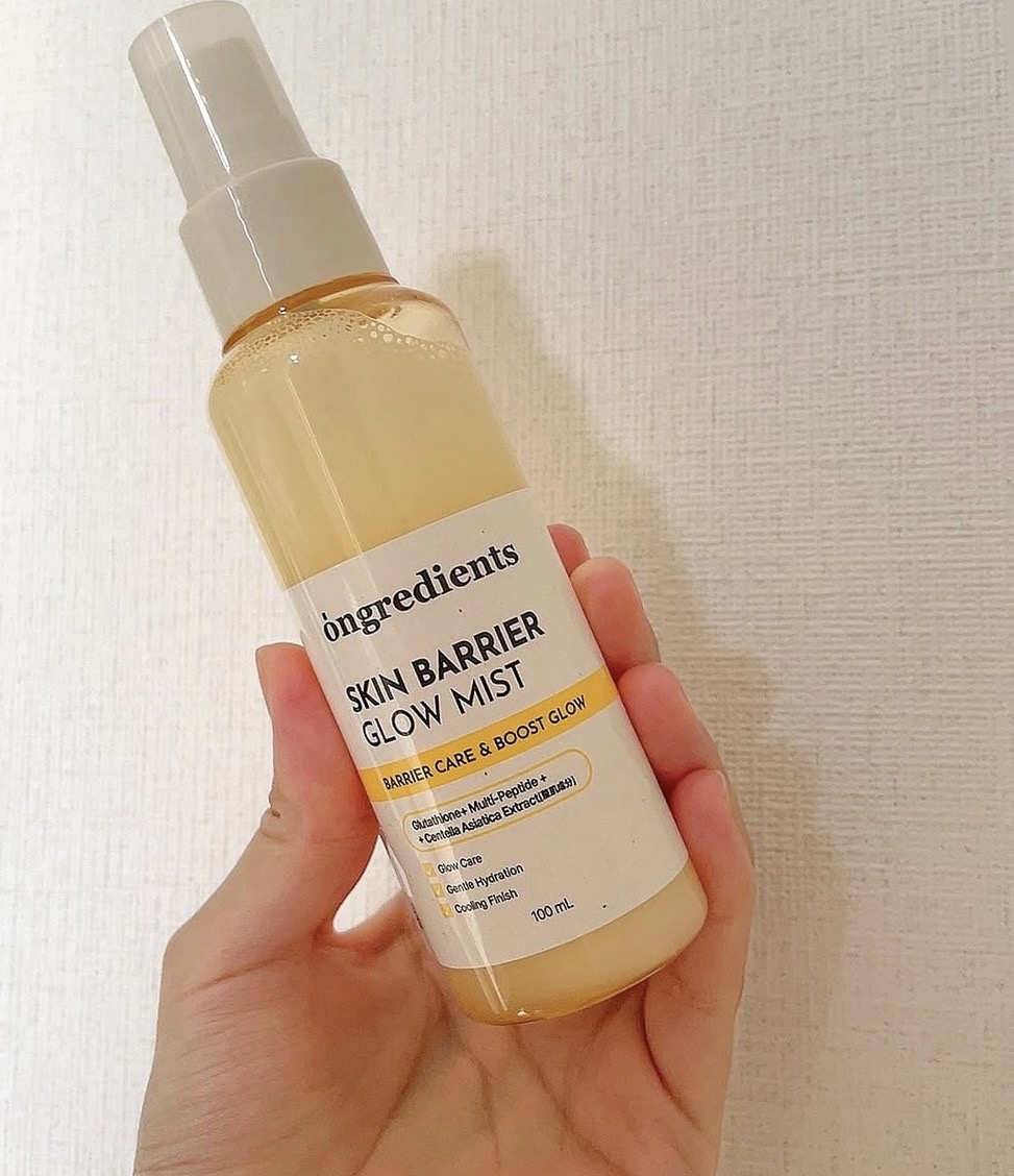 オングリディエンツ スキンバリアグローミスト/Ongredients/ミスト状化粧水を使ったクチコミ（1枚目）