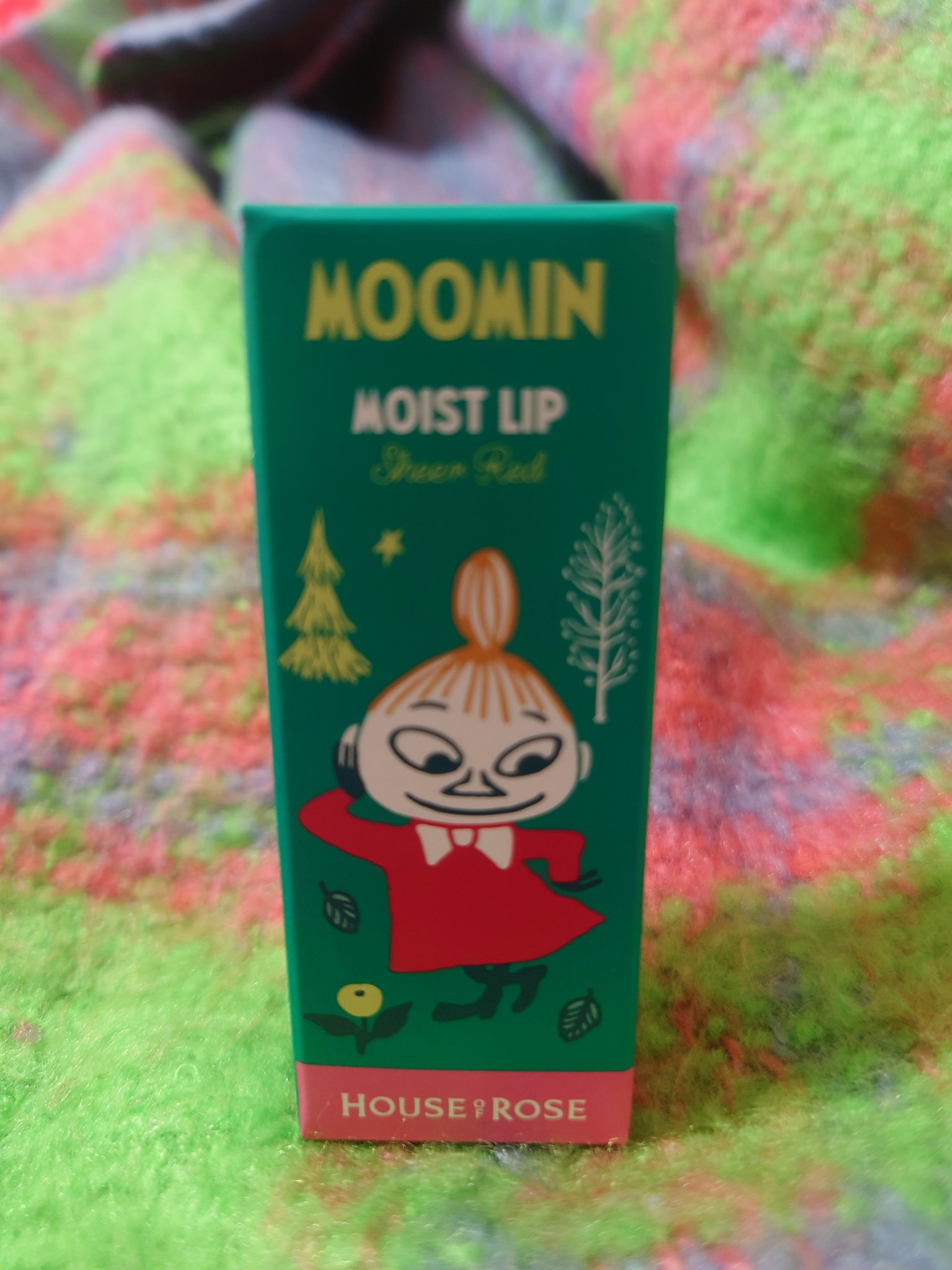 ムーミン モイストリップ RD/ハウス オブ ローゼ/リップクリームを使ったクチコミ（2枚目）