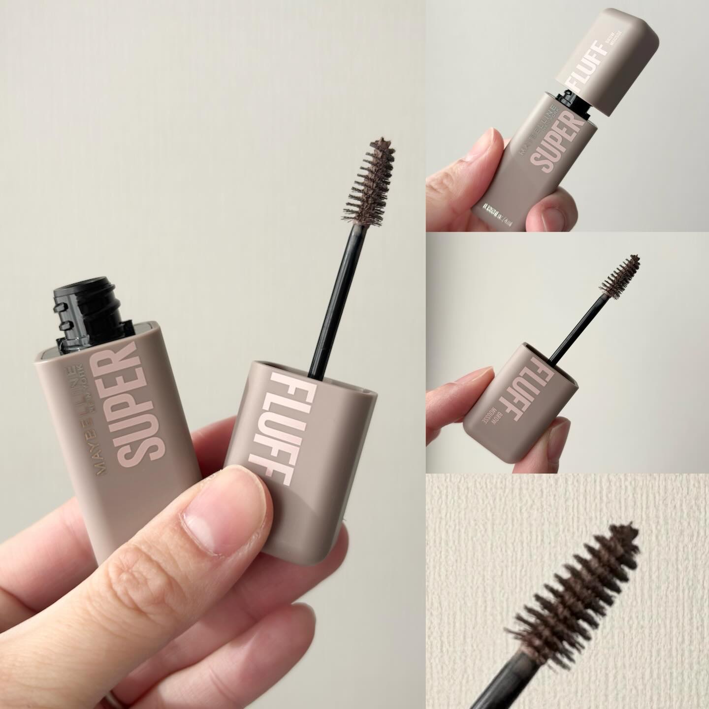 ＳＰ フラッフ ブロウ ムース/MAYBELLINE NEW YORK/眉マスカラを使ったクチコミ（2枚目）