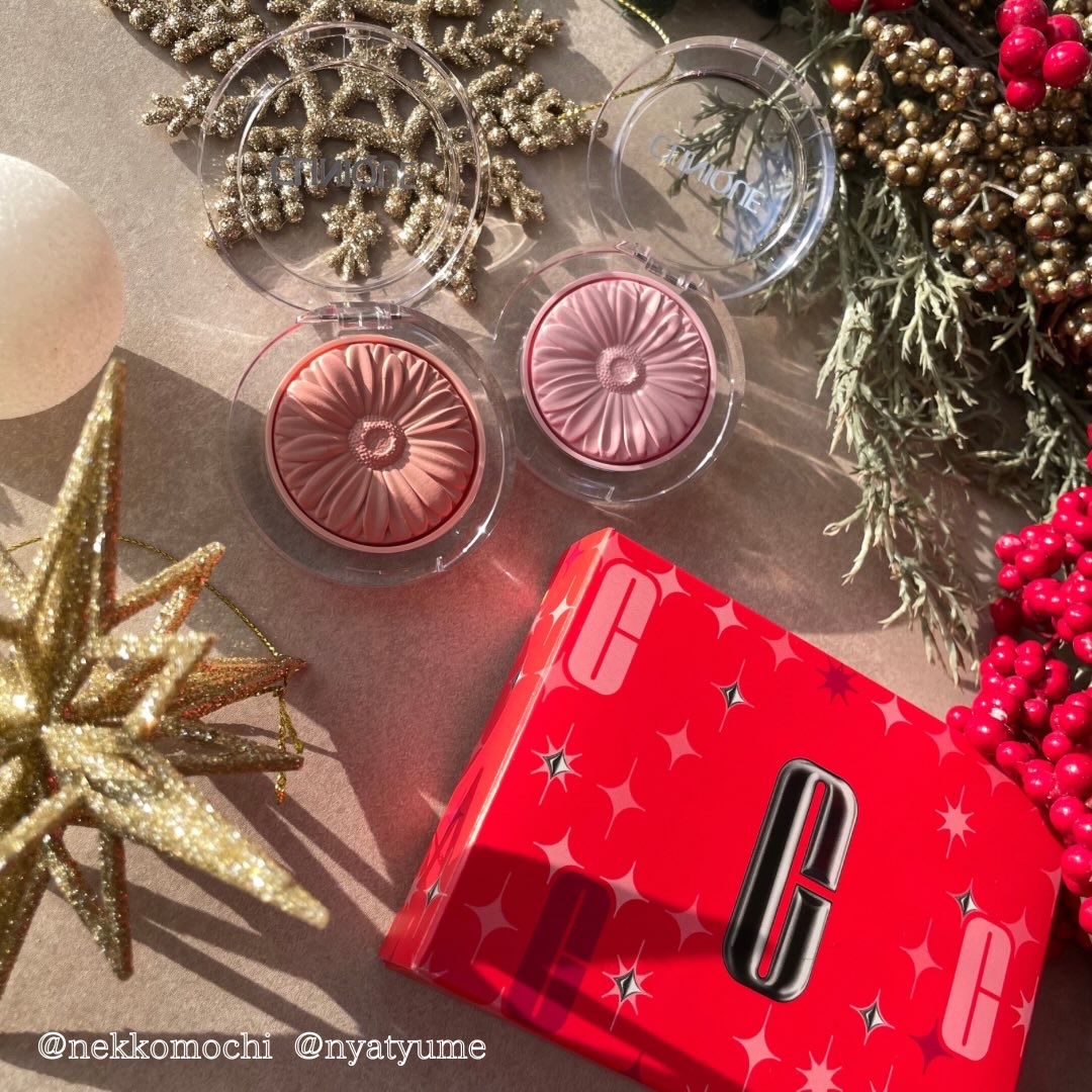 Xにて、 @cliniquejp 様のキャンペーンに当選し、チークポップ　デュオ　バレリーナ＆ブラッシュポップをいただきました‼️

19 ブラッシュポップ
21 バレリーナポップ

憧れのチークポップ、可愛すぎる😭💕
頬になった写真は