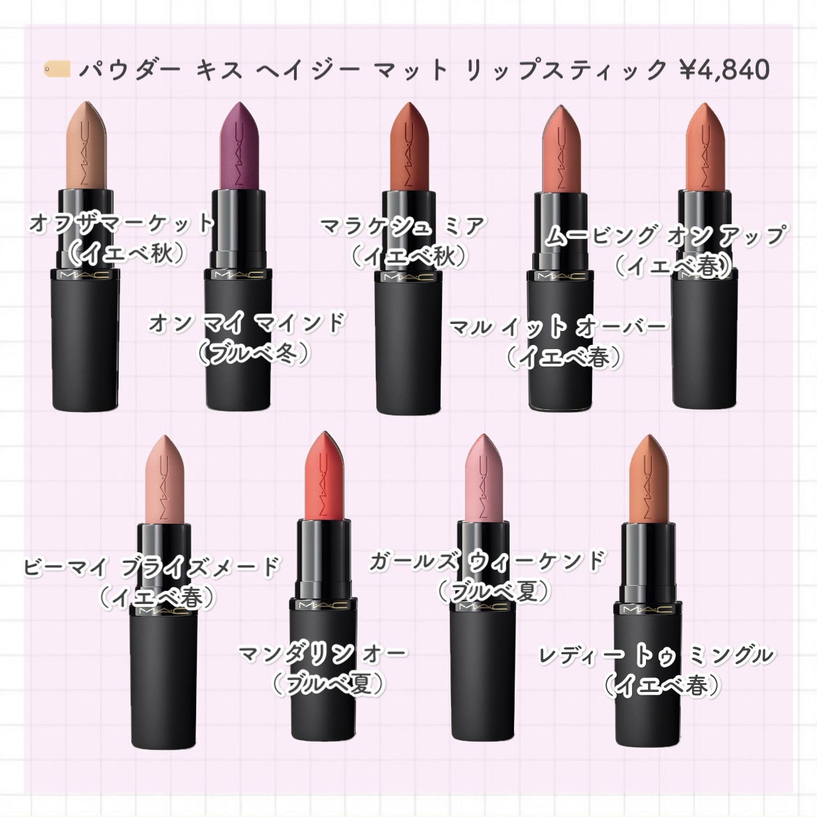 パウダー キス ヘイジー マット リップスティック/M・A・C/口紅を使ったクチコミ（3枚目）