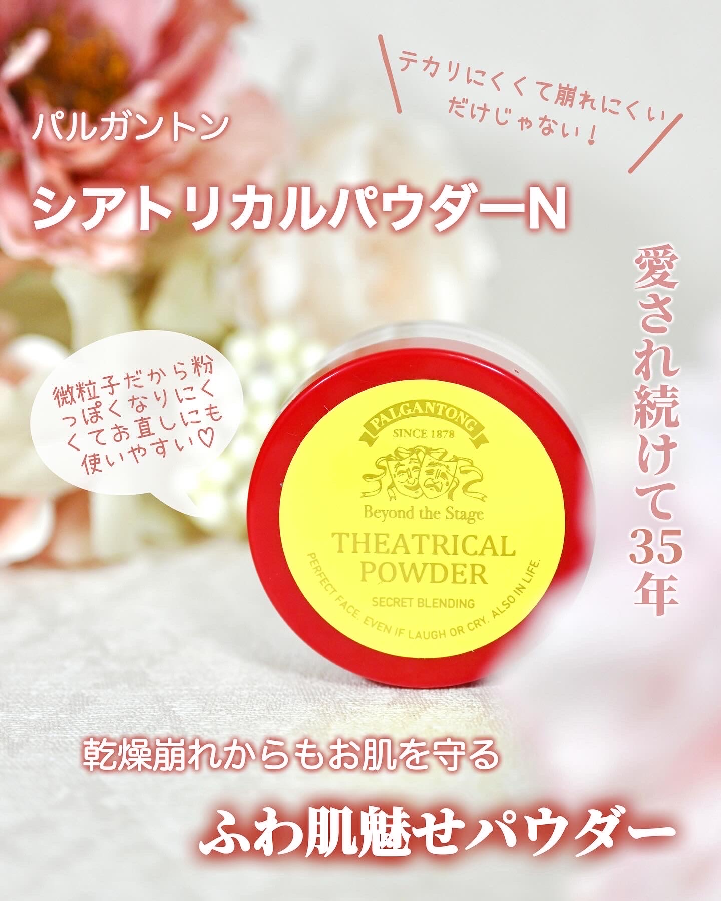 シアトリカルパウダーN/パルガントン/ルースパウダーを使ったクチコミ（1枚目）