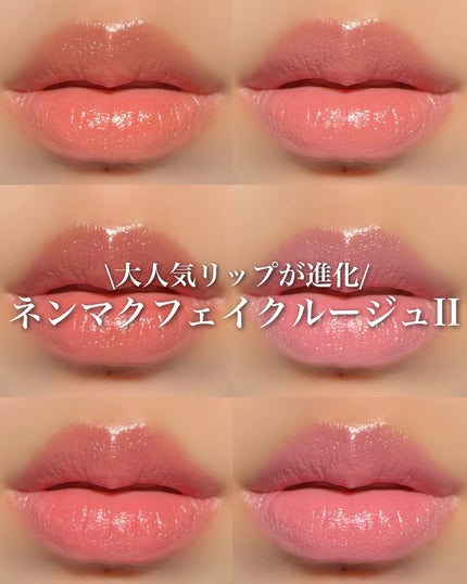 ネンマクフェイク ルージュ Ⅱ/Visée/口紅を使ったクチコミ(1枚目)