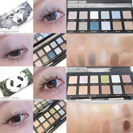 エクスプローラ12色 動物アイシャドウパレット/PERFECT DIARY/アイシャドウパレットを使ったクチコミ(3枚目)