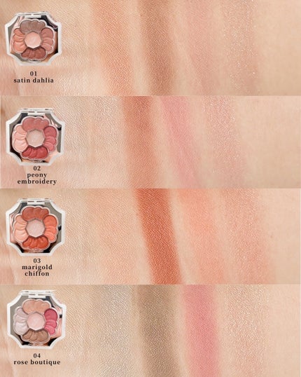 ジルスチュアート ドレスドブルーム アイズ/JILL STUART/アイシャドウパレットを使ったクチコミ(4枚目)