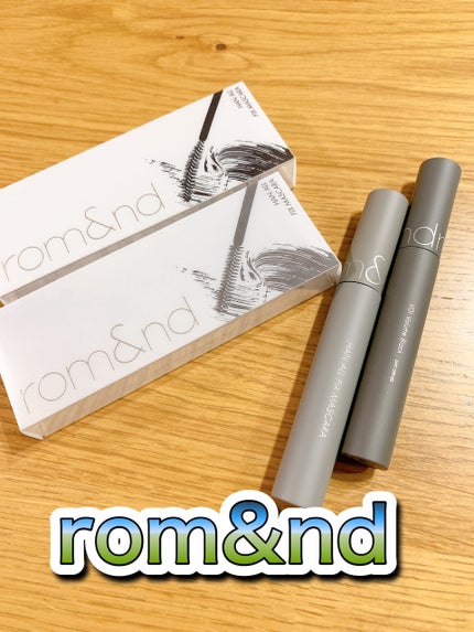 ハンオールフィックスマスカラ/rom&nd/マスカラを使ったクチコミ(1枚目)