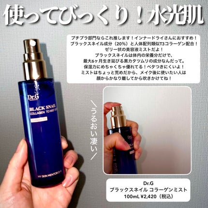 ドクタージー ブラックスネイル コラーゲンミスト/Dr.G/ミスト状化粧水を使ったクチコミ(3枚目)