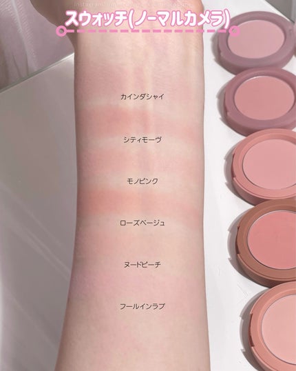 3CE フェイスブラッシュ/3CE/パウダーチークを使ったクチコミ(4枚目)