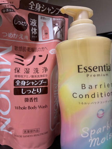 ミノン全身シャンプー(しっとりタイプ)/ミノン/ボディソープを使ったクチコミ(1枚目)