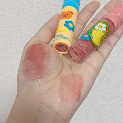 Colorgram タンフルグラスティントのクチコミ「colorgram × wiggle wiggleが届いた🧡!
20 チョコバナ と1009.....」(2枚目)