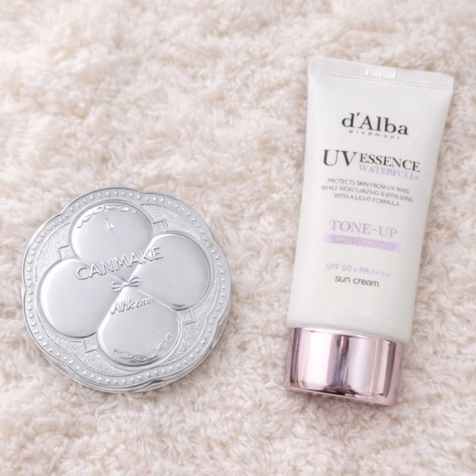 ダルバ ウォータフル トーンアップ サンクリーム(パープル)/ダルバ/日焼け止めクリームを使ったクチコミ(1枚目)