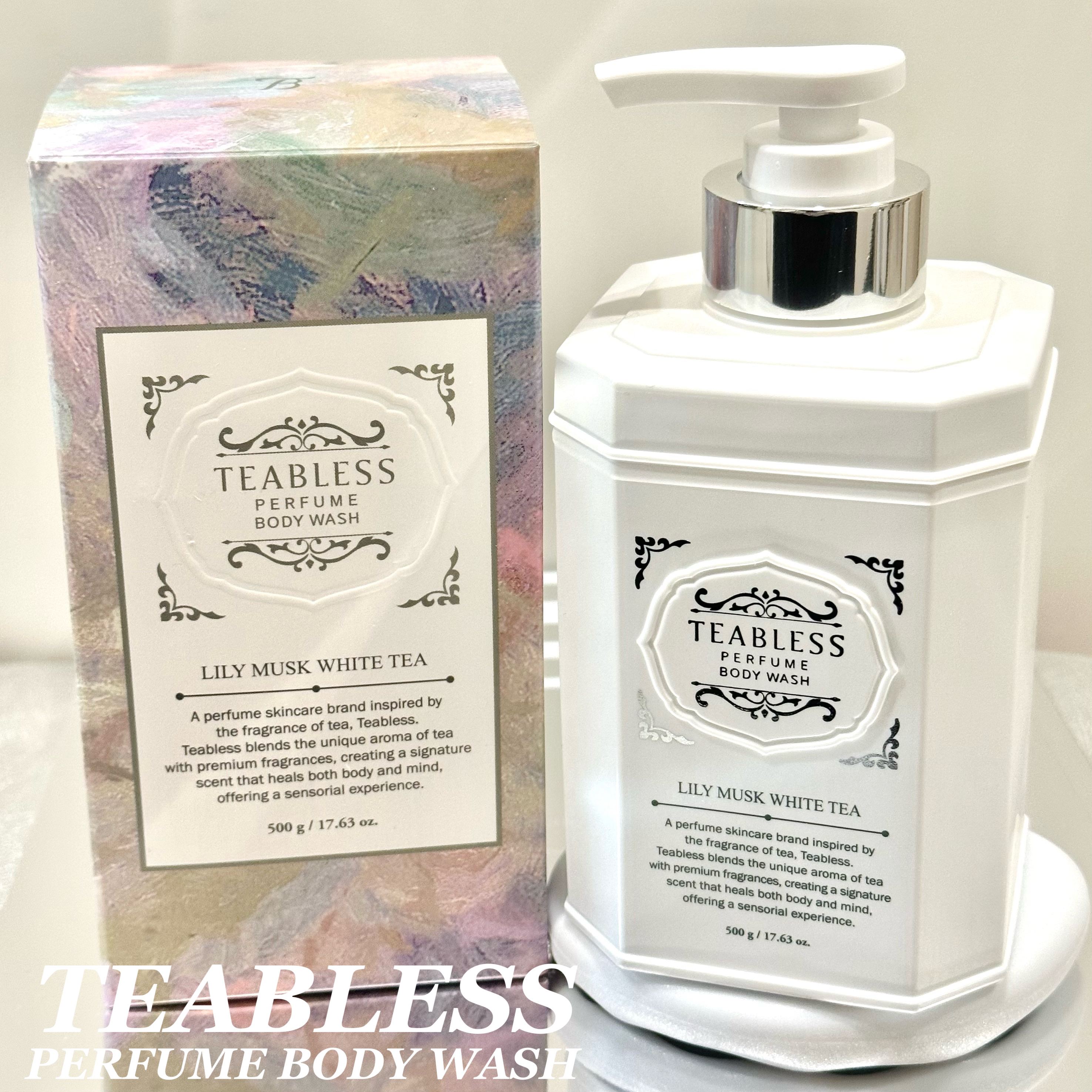 パフュームボディウォッシュ リリームスクホワイトティー/TEABLESS/ボディソープを使ったクチコミ（1枚目）