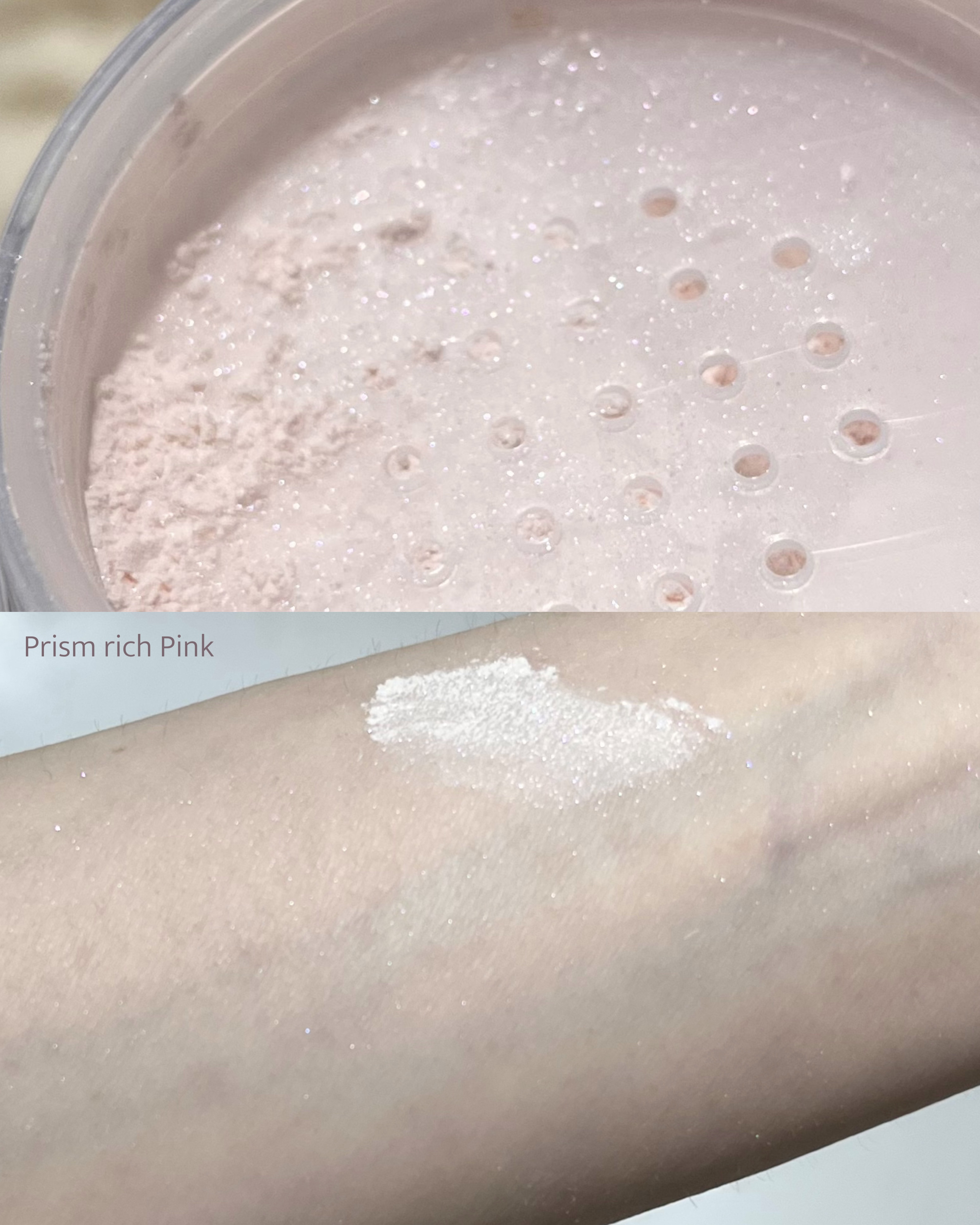 ブライトピュアルースパウダー プリズムリッチブルー/CandyDoll/ルースパウダーを使ったクチコミ（3枚目）