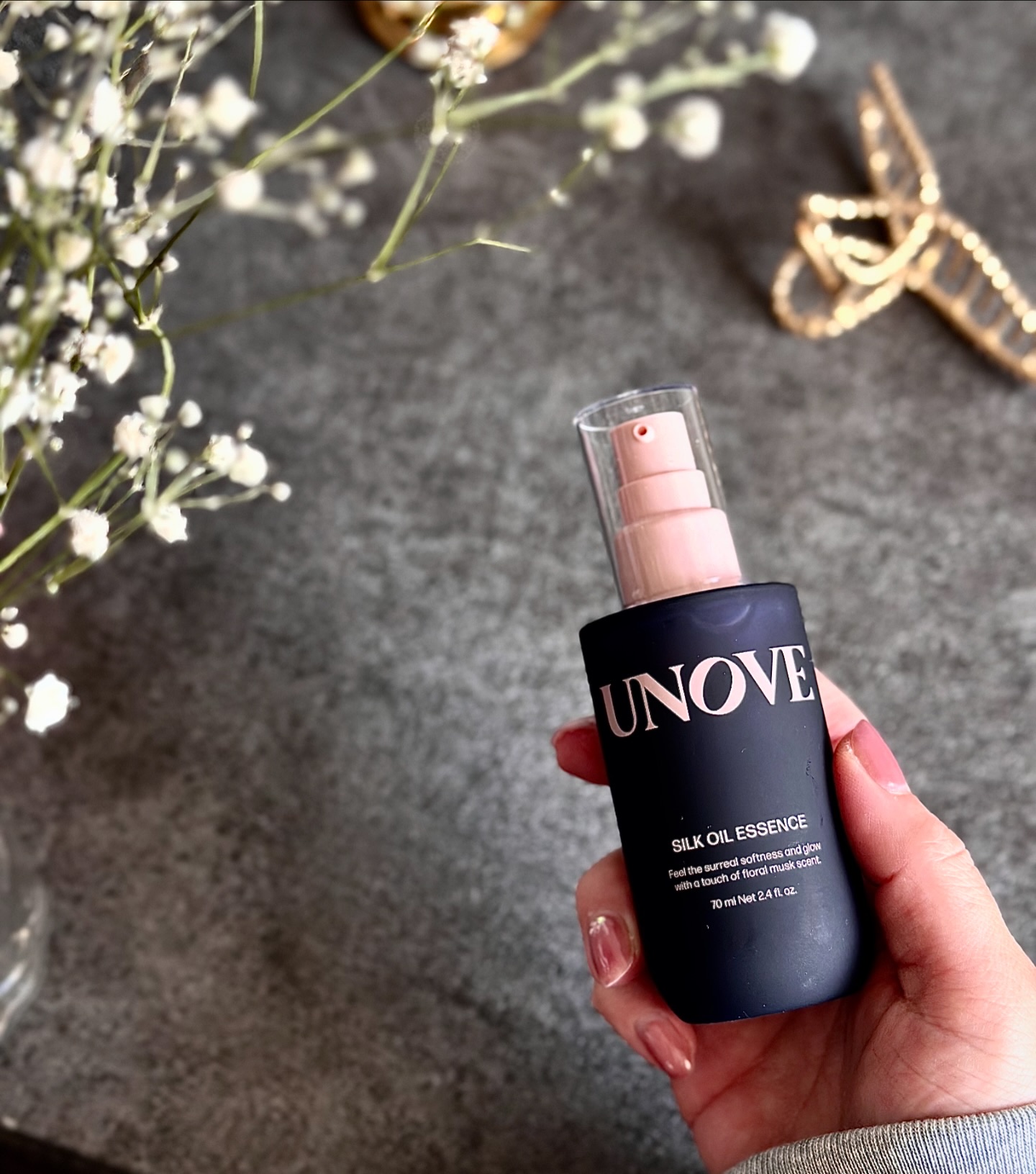 アノブ シルクオイルエッセンス/UNOVE/ヘアオイルを使ったクチコミ（2枚目）