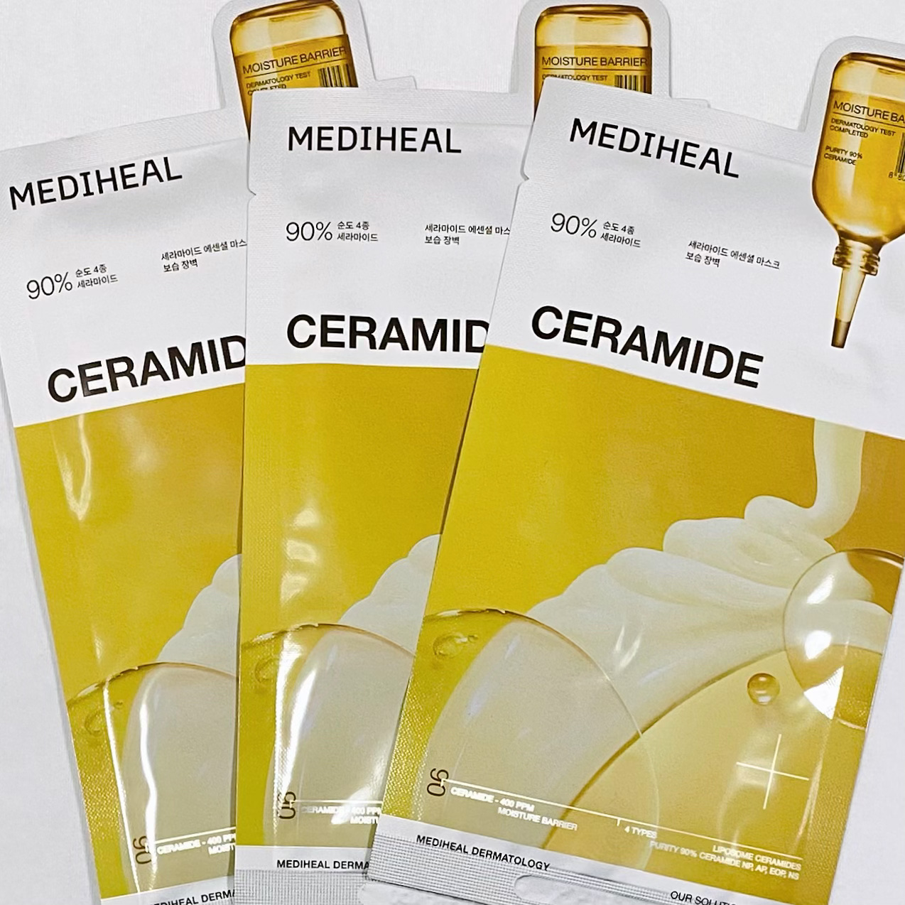 セラミドエッセンシャルマスクモイスチャーバリア/MEDIHEAL/シートマスク・パックを使ったクチコミ（2枚目）