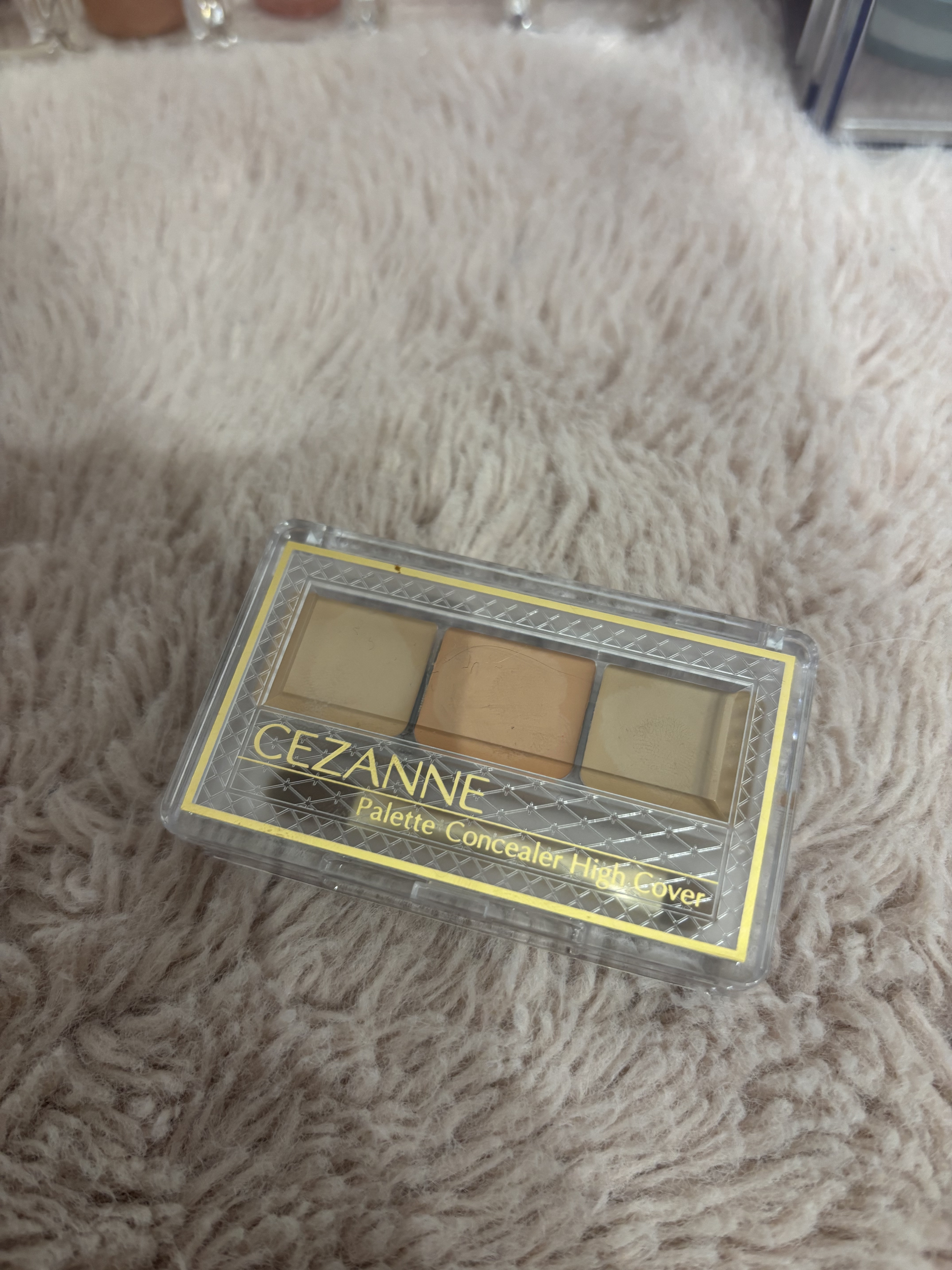 パレットコンシーラー ハイカバー 10 ベーシックトーン/CEZANNE/パレットコンシーラーを使ったクチコミ（1枚目）