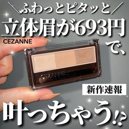 ノーズ&アイブロウパウダー/CEZANNE/パウダーアイブロウを使ったクチコミ(1枚目)