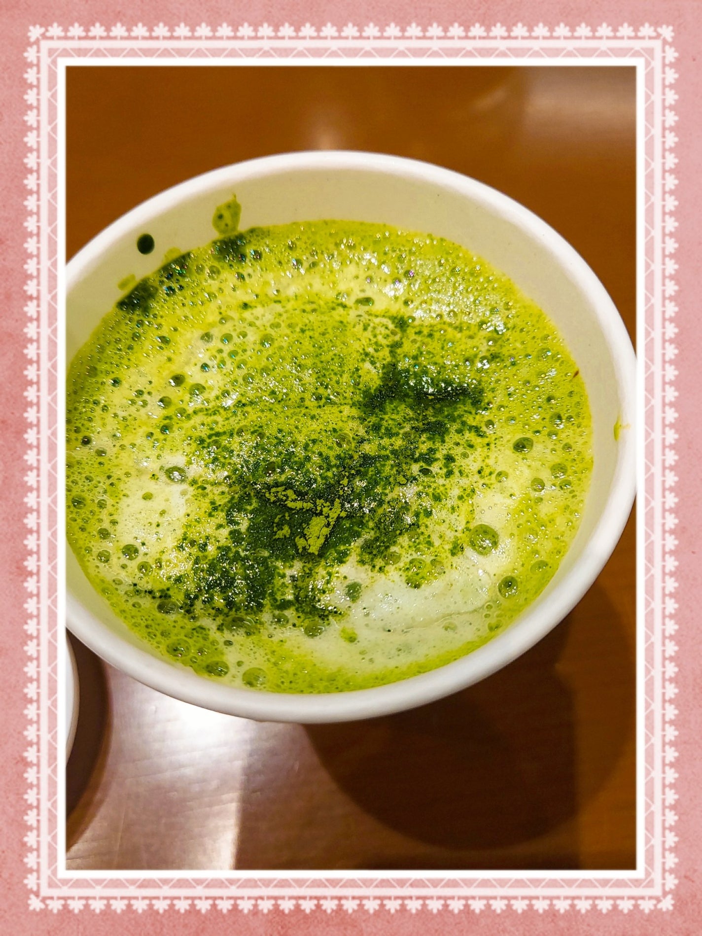 ゆん on LIPS 「TULLY'S新作。抹茶ホワイトモカ。ようやく飲めました♡美味..」(2枚目)