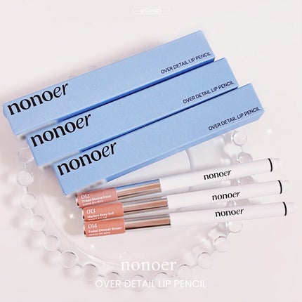 オーバーディテールリップペンシル/nonoer/リップライナーを使ったクチコミ(1枚目)