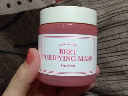 ビーツピュリファイングフェイスマスク/I'm from/洗い流すパック・マスクを使ったクチコミ(1枚目)