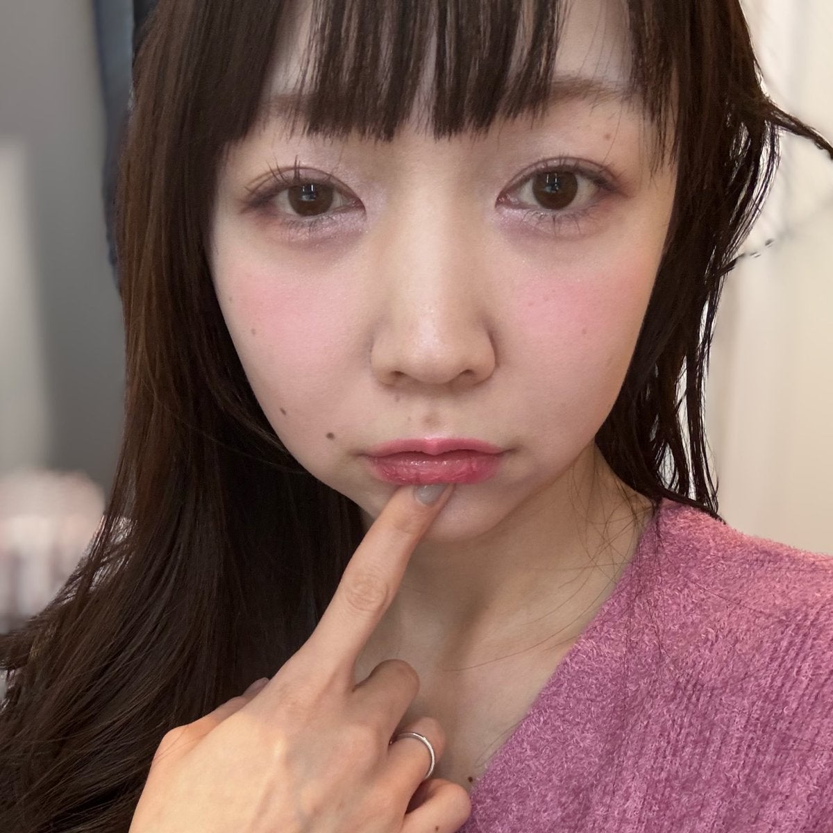 ジルスチュアート　リップブロッサム グロウ/JILL STUART/口紅を使ったクチコミ（3枚目）