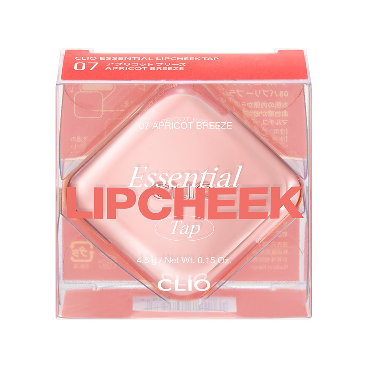エッセンシャル リップチーク タップ 07 アプリコットブリーズ(APRICOT BREEZE)