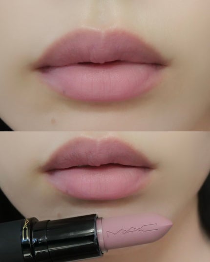 パウダー キス ヘイジー マット リップスティック/M・A・C/口紅を使ったクチコミ(5枚目)