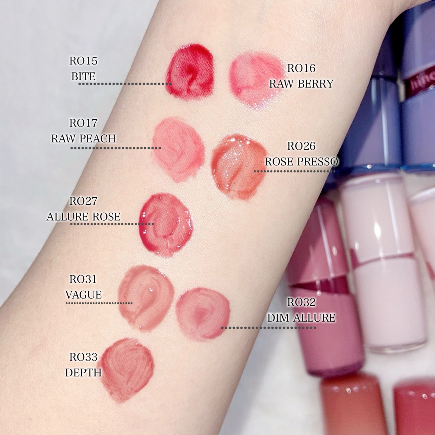 ロウグロウジェルティント/hince/リップティントを使ったクチコミ(2枚目)