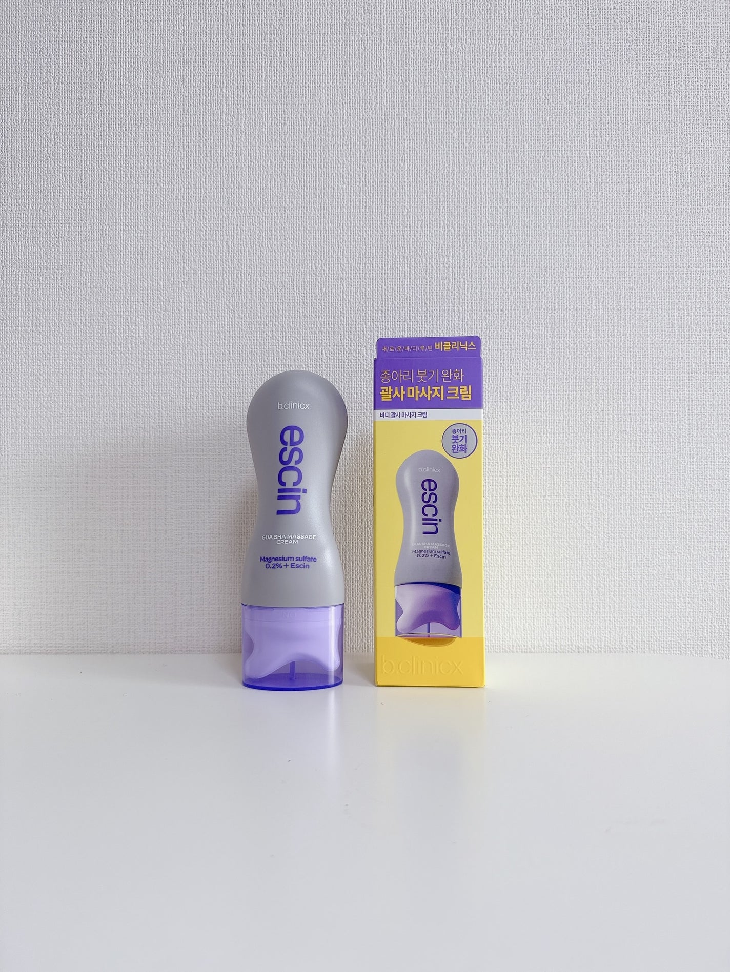 マグネシウムプラスエスシン ボディー かっさ マッサージ クリーム/b.clinicx/ボディクリームを使ったクチコミ(4枚目)