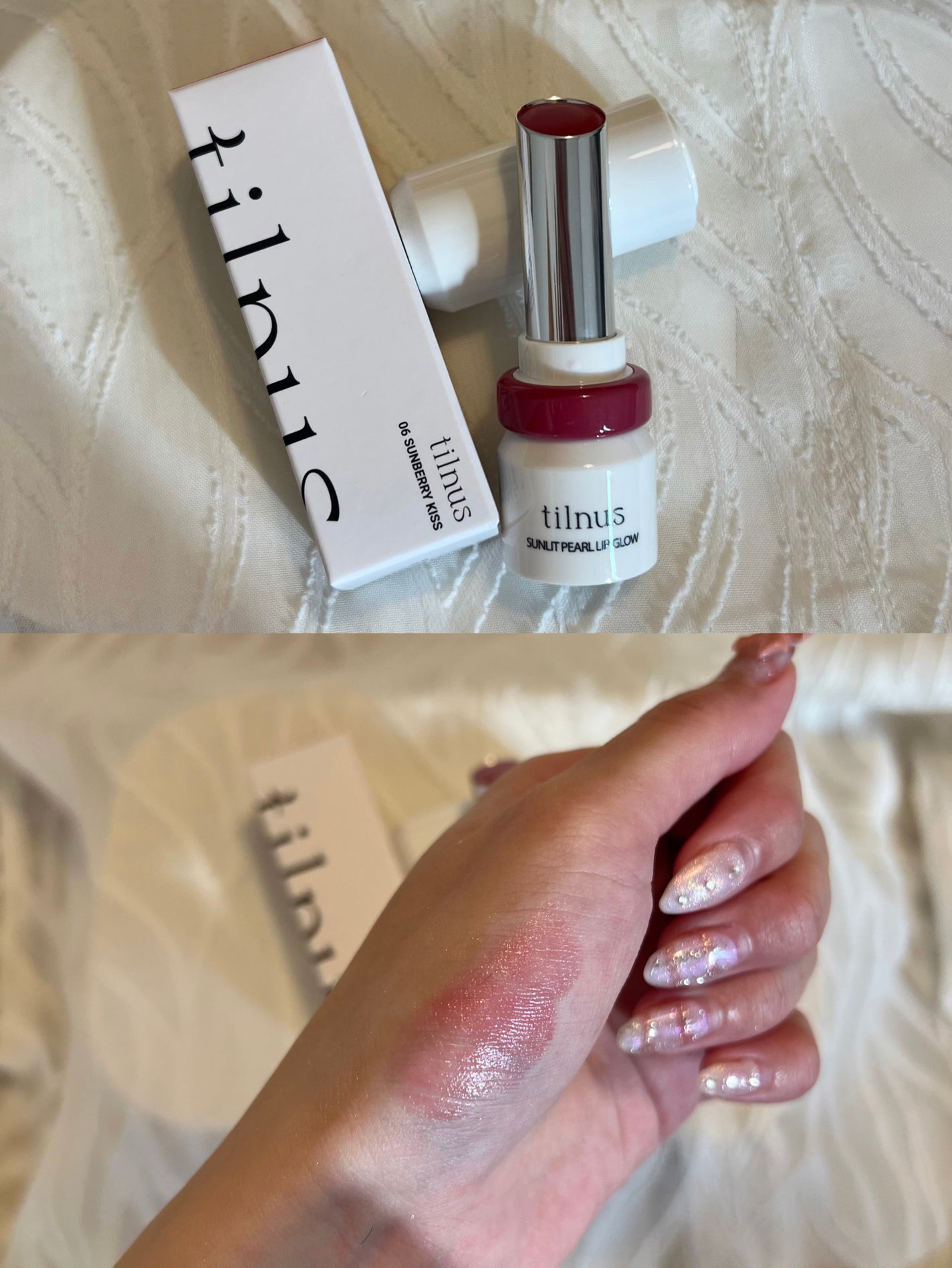 ティルナス サンリットパール リップグロウ/tilnus/口紅を使ったクチコミ(3枚目)