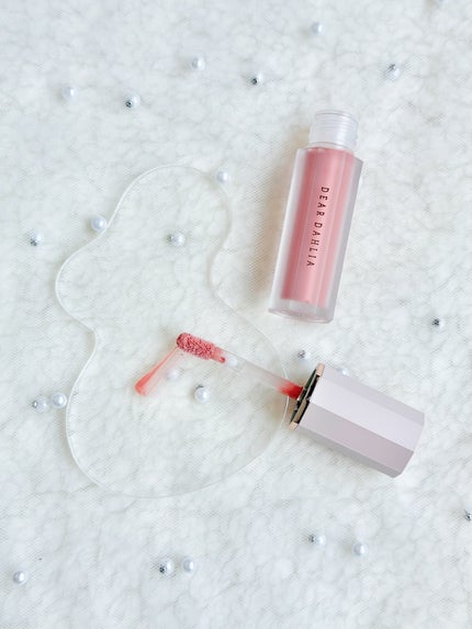 ペタルドロップリキッドブラッシャー/DEAR DAHLIA/リキッドチークを使ったクチコミ(2枚目)