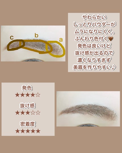 アイブロウ&シェードパウダー/CEZANNE/パウダーアイブロウを使ったクチコミ(5枚目)