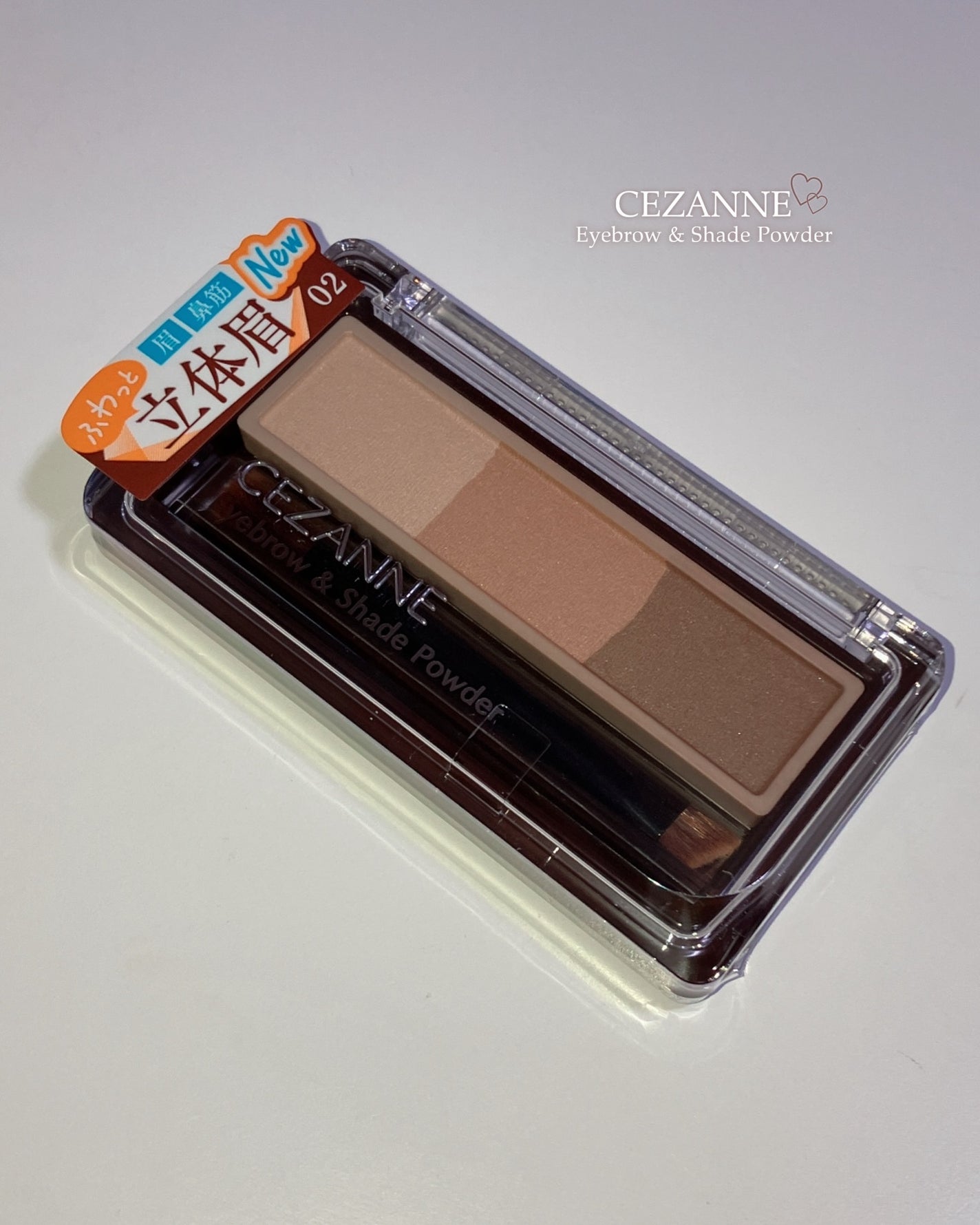 アイブロウ&シェードパウダー/CEZANNE/パウダーアイブロウを使ったクチコミ(7枚目)