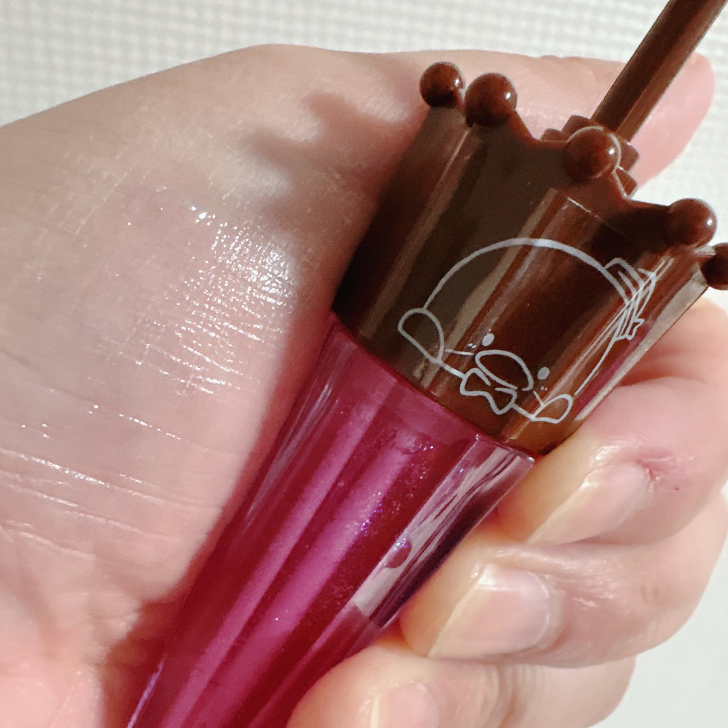 パラソルチョコ風リップグロス/SHOBIDO/リップグロスを使ったクチコミ(4枚目)