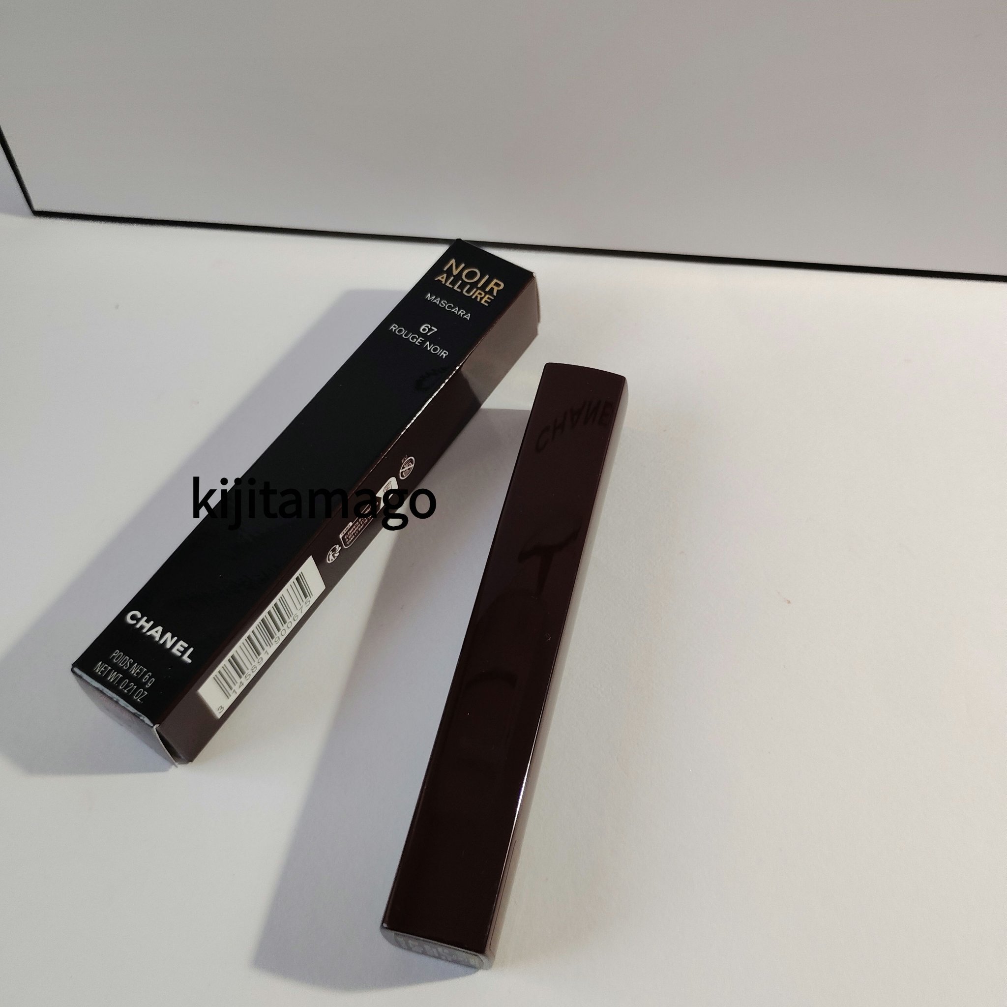 CHANEL ヌワール アリュールのクチコミ「CHANEL購入品④
ヌワール アリュール
67ルージュヌワール

マスカラはスルーしようと思.....」（1枚目）