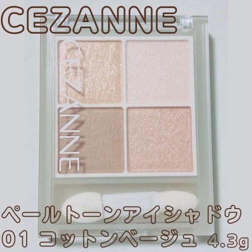 ペールトーンアイシャドウ/CEZANNE/アイシャドウを使ったクチコミ(1枚目)